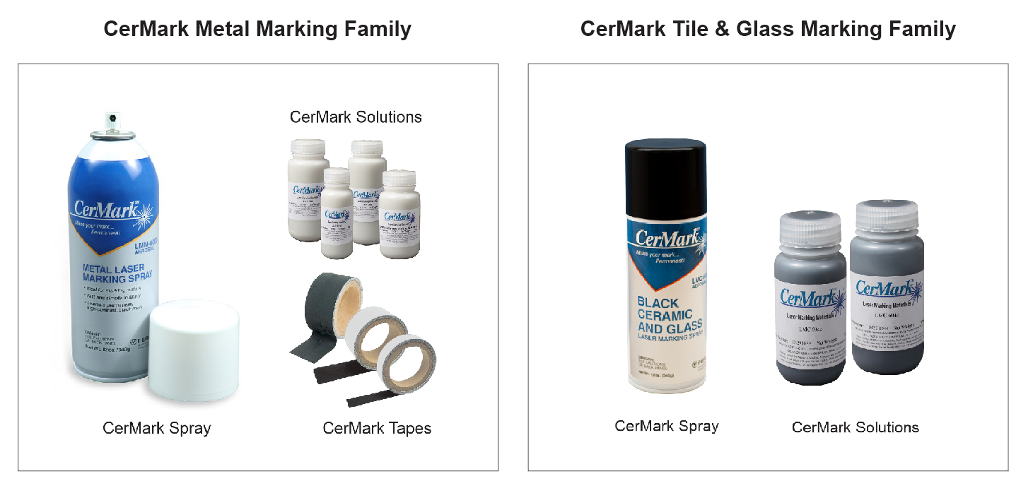 Cer Mark Products for metal marking and tile and glass marking