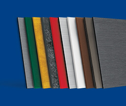 variety of different colors of rowmark sheet products