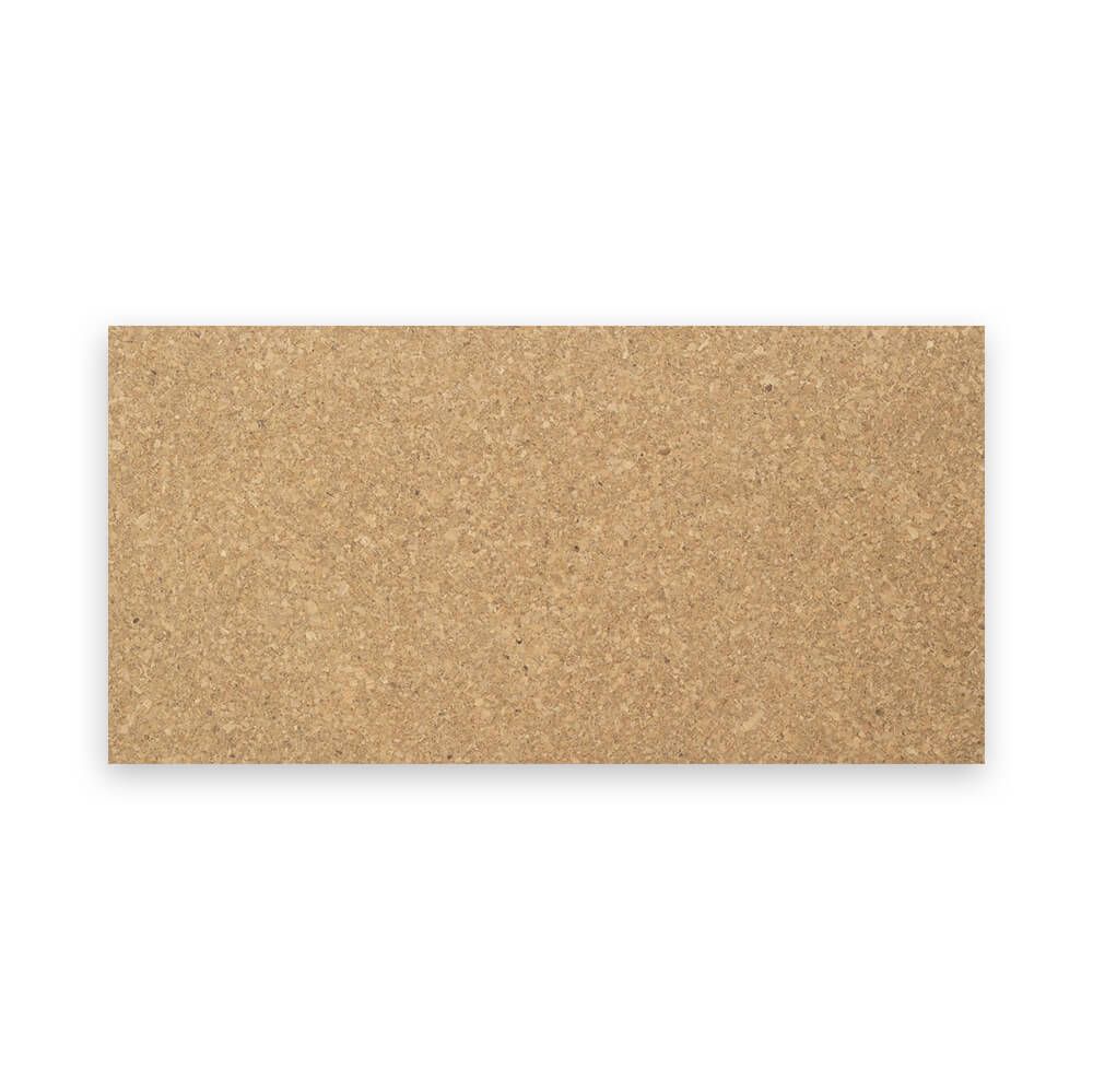 blank rectangular cork sheet