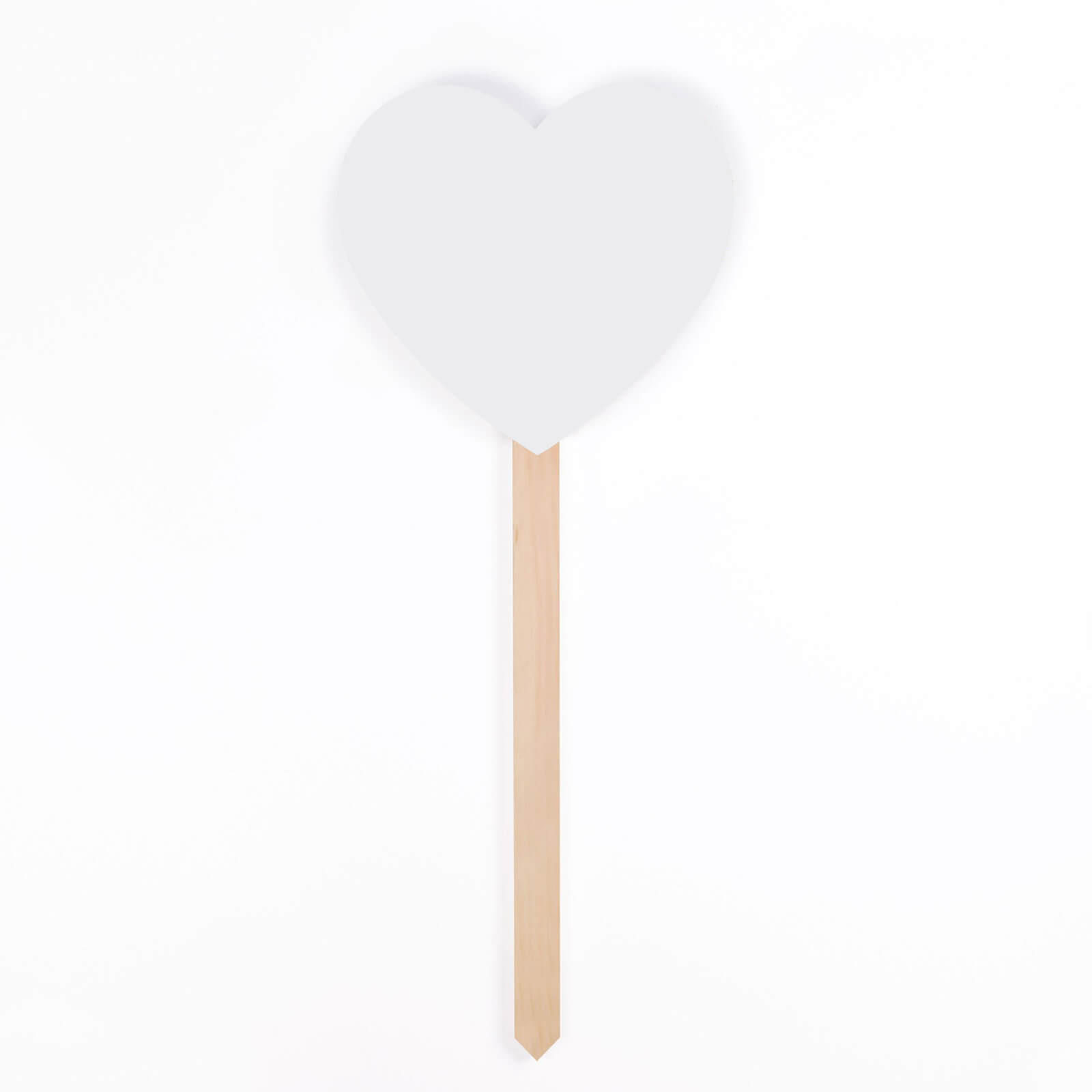 heart shaped garden stake