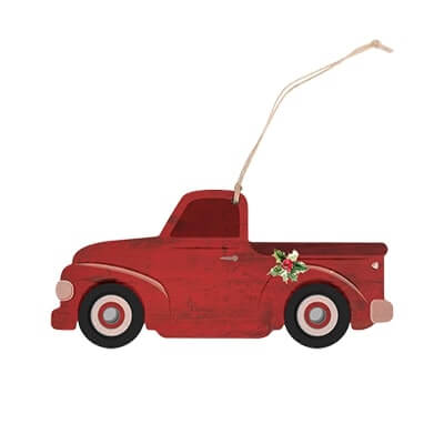 red truck ornament
