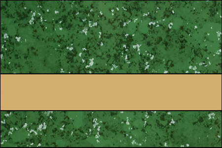 verde green and brass color swatch