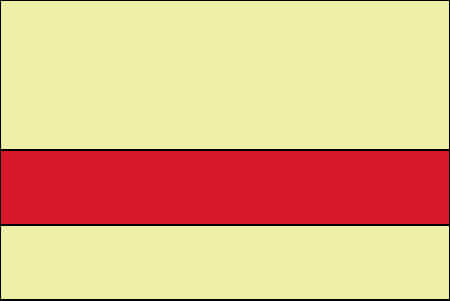 glow and safety red color swatch