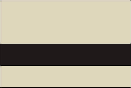 almond and black color swatch