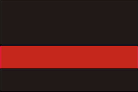 black and red color swatch