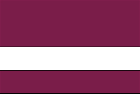 claret and white color swatch