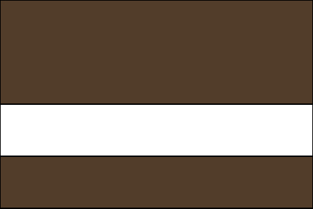 medium brown and white color swatch