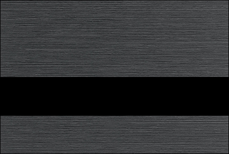 brushed charcoal and black color swatch