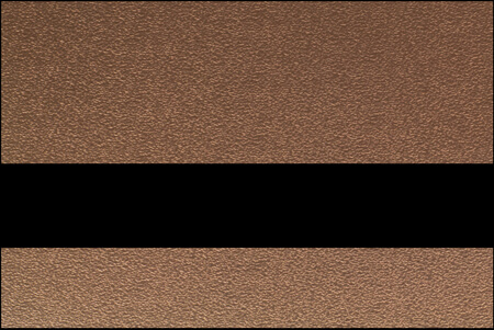 textured copper and black color swatch
