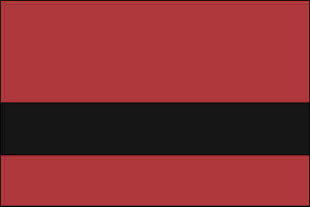 red and black color swatch