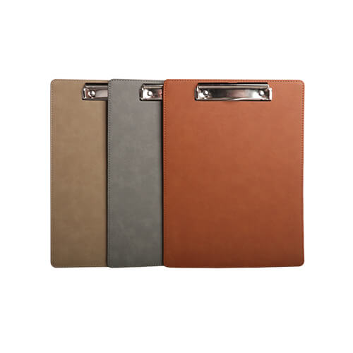 clipboards in three different colors