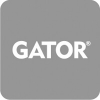 Gator in grey square