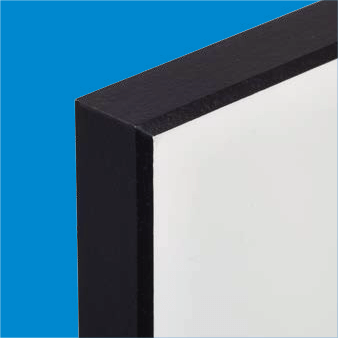 corner angle view of medium density fiberboard substrate material